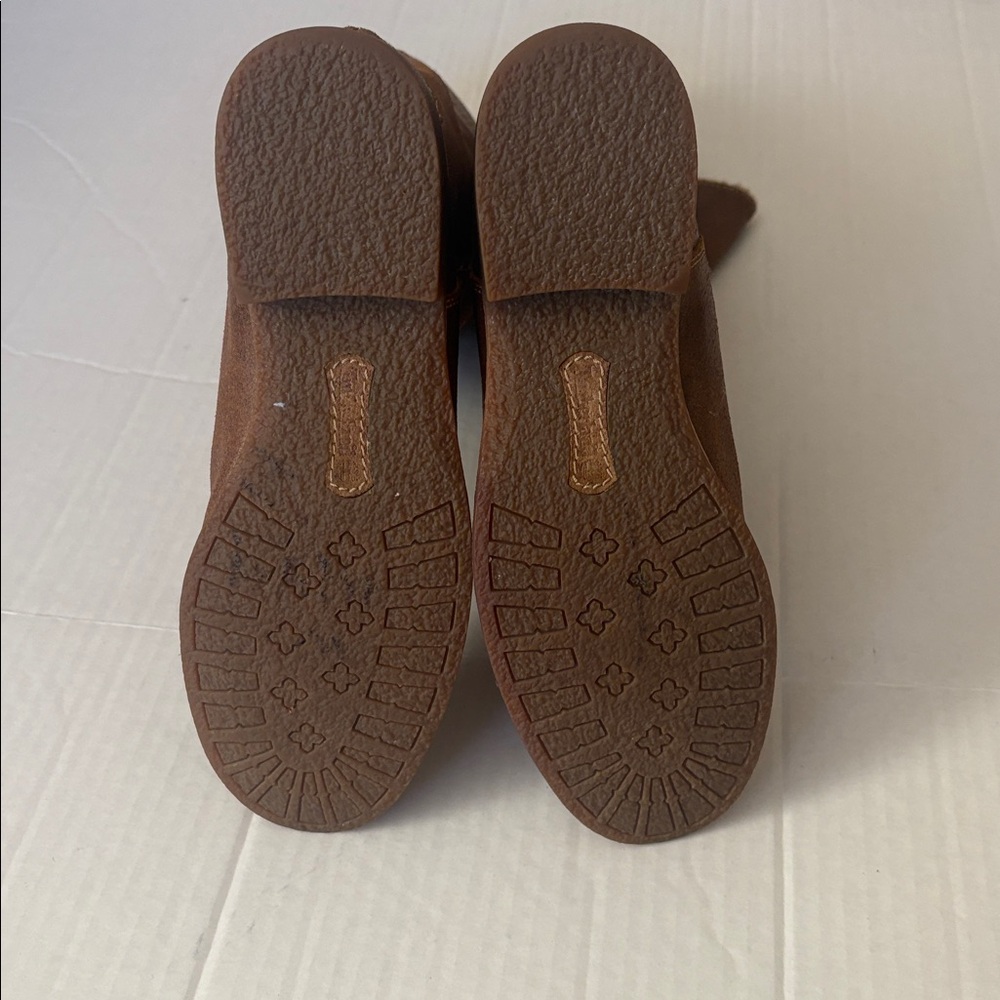 Timberland Earthkeepers Shoreham Tall Fold Down boots,tan/brown leather,size 9.5 - Picture 5 of 14